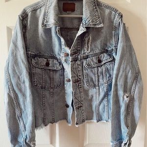 American Eagle Cropped Jean Jacket